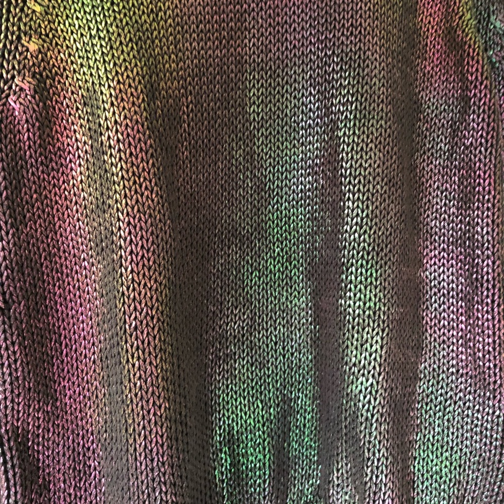 SportMax Defile Sweater Oil Slick Holo Iridescent - Picture 3 of 7